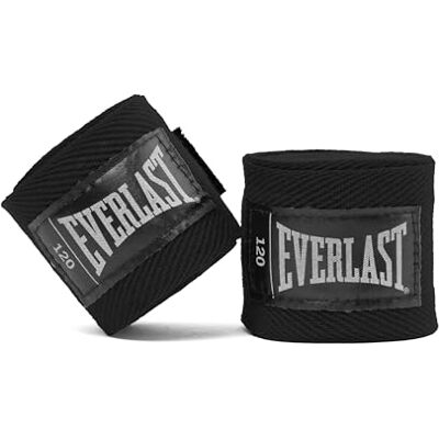 Everlast Core Boxbandagen 3m (Schwarz), Bandagen für Boxen Everlast Core Boxbandagen 3m (Schwarz), Bandagen für Boxen