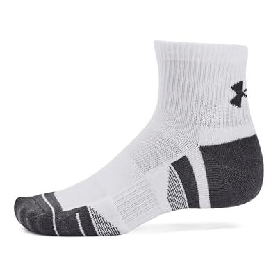 Under Armour Unisex 3er-Pack Viertelsocken Weiß/Jetgrau M Under Armour Unisex 3er-Pack Viertelsocken Weiß/Jetgrau M