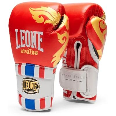 LEONE 1947 , Boxhandschuhe Thai Style 10 OZ Rot LEONE 1947 , Boxhandschuhe Thai Style 10 OZ Rot