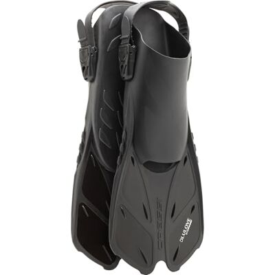 CRESSI Fins Bonete Black/Black S/M Adult Short Adjustable Swim Fins with Ultra Resistant Buckles, Very Light, Ideal for Traveling, Black/Black, S/M CRESSI Fins Bonete Black/Black S/M Adult Short Adjustable Swim Fins with Ultra Resistant Buckles, Very Light, Ideal for Traveling, Black/Black, S/M
