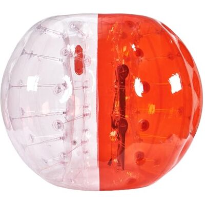 VEVOR Aufblasbarer Bump Ball Bumper Stoßball 1 STK. 1,5 m x 1,2 m, Menschlicher Kollisionsball, PVC-Körperblasen-Bounce-Ball für Outdoor-Aktivitäten, Rot VEVOR Aufblasbarer Bump Ball Bumper Stoßball 1 STK. 1,5 m x 1,2 m, Menschlicher Kollisionsball, PVC-Körperblasen-Bounce-Ball für Outdoor-Aktivitäten, Rot
