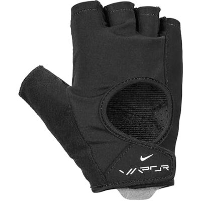 NIKE Damen Vapor Fitness Handschuhe Gym Training Grip Handschuhe Workout Krafttraining, Black/Black/White, S NIKE Damen Vapor Fitness Handschuhe Gym Training Grip Handschuhe Workout Krafttraining, Black/Black/White, S