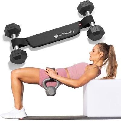 Bellabooty Übungs-Hüftgurt, einfach zu verwenden mit Hanteln, Kugelhanteln oder Tellern, rutschfeste Polsterung, die Ihre Hüften für das Fitnessstudio, Heimtraining oder unterwegs schützt Bellabooty Übungs-Hüftgurt, einfach zu verwenden mit Hanteln, Kugelhanteln oder Tellern, rutschfeste Polsterung, die Ihre Hüften für das Fitnessstudio, Heimtraining oder unterwegs schützt