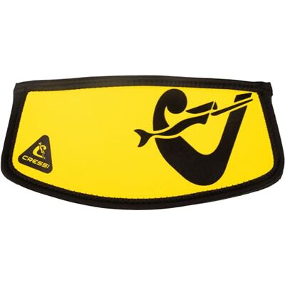 CRESSI Simply Neo Mask Strap Cover Yellow/Black Neoprenriemenüberzug für Tauchmasken, Gelb/Schwarz, Einheitsgröße, Unisex Erwachsene CRESSI Simply Neo Mask Strap Cover Yellow/Black Neoprenriemenüberzug für Tauchmasken, Gelb/Schwarz, Einheitsgröße, Unisex Erwachsene