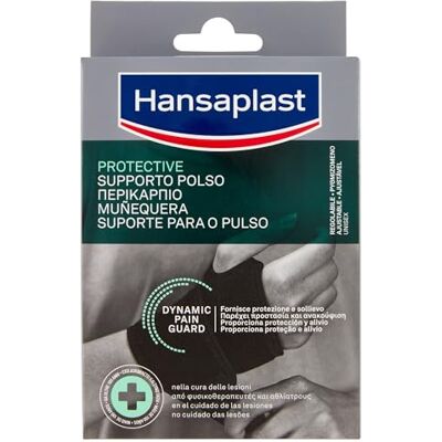 Elastoplast Hansaplast Sport Handgelenkstütze, Handgelenkbandage für Schutz und Entlastung, Orthopädische Handgelenkbandage mit Druckregulierung, Handgelenkbandage aus Thermo-Tech-Material Elastoplast Hansaplast Sport Handgelenkstütze, Handgelenkbandage für Schutz und Entlastung, Orthopädische Handgelenkbandage mit Druckregulierung, Handgelenkbandage aus Thermo-Tech-Material