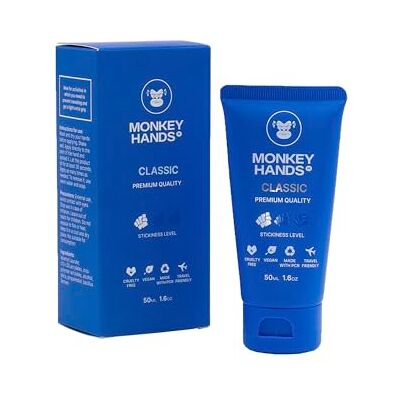 MONKEY HANDS Gel Grip Handgrip erhöht den Griff Innovatives FlüssigMagnesit Ideal für Pole Dance, Calisthenics, Ringe, Gewichte, Gymnastik und Fitnessstudio Vegan 3 Haftstufen MONKEY HANDS Gel Grip Handgrip erhöht den Griff Innovatives FlüssigMagnesit Ideal für Pole Dance, Calisthenics, Ringe, Gewichte, Gymnastik und Fitnessstudio Vegan 3 Haftstufen