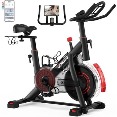 JOROTO Heimtrainer Fahrrad mit App & Bluetooth, leiser Magnetwiderstand JOROTO Heimtrainer Fahrrad mit App & Bluetooth, leiser Magnetwiderstand
