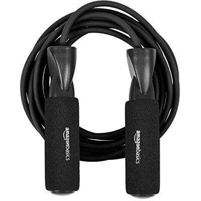 Amazon Basics Standard-Springseil, 300 cm, Schwarz Amazon Basics Standard-Springseil, 300 cm, Schwarz