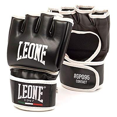 LEONE 1947 , Kontakt MMA-Handschuhe, Unisex-Erwachsene, Schwarz, XL, GP095 LEONE 1947 , Kontakt MMA-Handschuhe, Unisex-Erwachsene, Schwarz, XL, GP095
