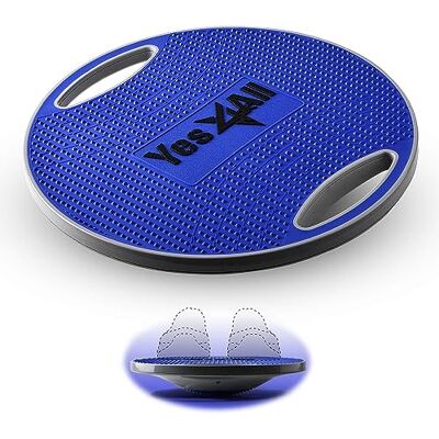Yes4All P617 Balance Board inkl, Wackelboard Sport mit Griff und Rutschfester Oberfläche; Wackelbrett Balance Board Ø 40cm Ø 41cm, Farbenfroher für Ihr Stabilitäts- und Ganzkörpertraining Yes4All P617 Balance Board inkl, Wackelboard Sport mit Griff und Rutschfester Oberfläche; Wackelbrett Balance Board Ø 40cm Ø 41cm, Farbenfroher für Ihr Stabilitäts- und Ganzkörpertraining