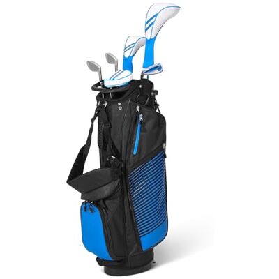 Amazon Basics Golfschlägerset, 6-teilig mit Standtasche, übergroße Schlagfläche, niedriger Schwerpunkt Amazon Basics Golfschlägerset, 6-teilig mit Standtasche, übergroße Schlagfläche, niedriger Schwerpunkt