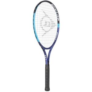 Dunlop Tennisschläger FX Junior 26 besaitet – Kinder-Power-Schläger – Griffstärke G0, Blau, Lila, Schwarz Dunlop Tennisschläger FX Junior 26 besaitet – Kinder-Power-Schläger – Griffstärke G0, Blau, Lila, Schwarz