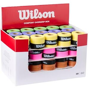 WILSON Ersatz-Griffband Ultra Overgrip, Weich, Dünn, Optimale Schweiß- und Feuchtigkeitsaufnahme WILSON Ersatz-Griffband Ultra Overgrip, Weich, Dünn, Optimale Schweiß- und Feuchtigkeitsaufnahme