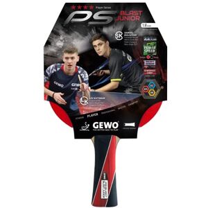 GEWO PS Blast Junior Tischtennisschläger ITTF genehmigter Anfänger-Tischtennisschläger für Kinder und Jugendliche, Fertigschläger mit kontrolliertem Belag und hoher Rotation, konkav, 1,8mm Schwamm GEWO PS Blast Junior Tischtennisschläger ITTF genehmigter Anfänger-Tischtennisschläger für Kinder und Jugendliche, Fertigschläger mit kontrolliertem Belag und hoher Rotation, konkav, 1,8mm Schwamm