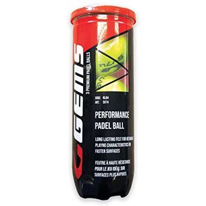 GEMS NL04-TUBO Padel Bälle x3 Gelb GEMS NL04-TUBO Padel Bälle x3 Gelb