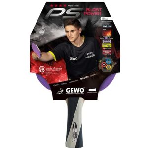 GEWO PS Blast Power Tischtennisschläger ITTF genehmigter Profi-Tischtennisschläger, Allroundschläger mit kontrolliertem Thunderball 2 Belag und hohen Rotationseigenschaften, konkav, 1,8mm Schwamm GEWO PS Blast Power Tischtennisschläger ITTF genehmigter Profi-Tischtennisschläger, Allroundschläger mit kontrolliertem Thunderball 2 Belag und hohen Rotationseigenschaften, konkav, 1,8mm Schwamm