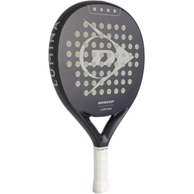 Dunlop Padelschläger Lumina, 365 g, Amazon Exclusive Graphitrahmen Runder Headshape Großer Sweetspot Pro EVA-Kern Leichte Power & Kontrolle Freizeit & Einsteiger Dunlop Padelschläger Lumina, 365 g, Amazon Exclusive Graphitrahmen Runder Headshape Großer Sweetspot Pro EVA-Kern Leichte Power & Kontrolle Freizeit & Einsteiger