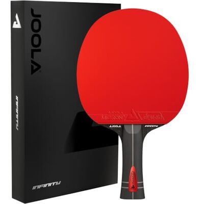 JOOLA Infinity Carbon Tischtennisschläger ITTF Profi ITTF-genehmigter Profi-Tischtennisschläger mit Carbon-Technologie für maximale Geschwindigkeit und Spin JOOLA Infinity Carbon Tischtennisschläger ITTF Profi ITTF-genehmigter Profi-Tischtennisschläger mit Carbon-Technologie für maximale Geschwindigkeit und Spin