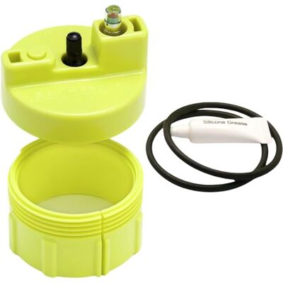 BALL RESCUER verwandelt die Dosen für drei oder vier Padel-oder Tennisbälle zu einem 30- PSI Druckbehälter. ( Verpackung nicht im Lieferumfang enthalten) BALL RESCUER verwandelt die Dosen für drei oder vier Padel-oder Tennisbälle zu einem 30- PSI Druckbehälter. ( Verpackung nicht im Lieferumfang enthalten)