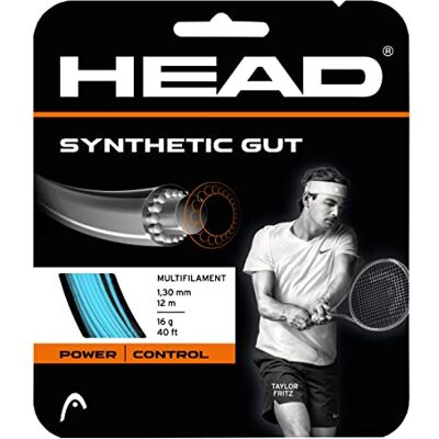 HEAD Synthetic gut Tennis-Saite, Blau, 1.30 Mm / 16 g HEAD Synthetic gut Tennis-Saite, Blau, 1.30 Mm / 16 g