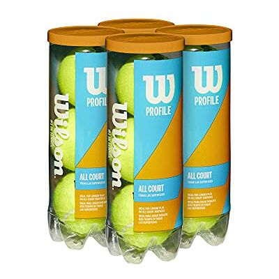 WILSON Tennisbälle Prime All Court für alle Beläge, gelb WILSON Tennisbälle Prime All Court für alle Beläge, gelb