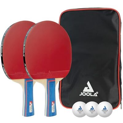JOOLA Tischtennis Set Schläger Bälle Hülle Netz ITTF zugelassen JOOLA Tischtennis Set Schläger Bälle Hülle Netz ITTF zugelassen