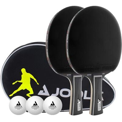 JOOLA Tischtennis Set Schläger Bälle Hülle Netz ITTF zugelassen JOOLA Tischtennis Set Schläger Bälle Hülle Netz ITTF zugelassen