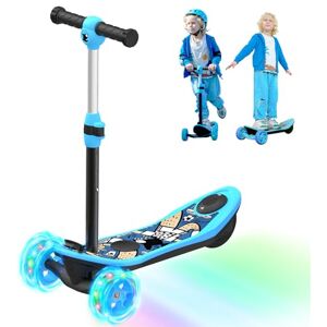 iScooter E Scooter Kinder von 3-12 Jahren,2 in 1 E Roller für Kinder mit 12V 5Ah Batterie und Farblichtereffekt, Elektro Roller mit 5 Zoll Rädern, KinderRoller mit Reichweite bis 10 km,Max 50 kg iScooter E Scooter Kinder von 3-12 Jahren,2 in 1 E Roller für Kinder mit 12V 5Ah Batterie und Farblichtereffekt, Elektro Roller mit 5 Zoll Rädern, KinderRoller mit Reichweite bis 10 km,Max 50 kg