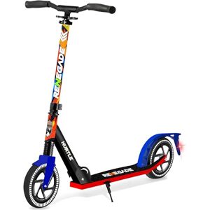 Hurtle Cityroller- mit XXL-Rädern, Roller Klappbar bis 100 kg – Höhenverstellbar mit Tragegurt, Trittbremse und Ständer für Schulweg Freizeit und Stadtverkehr, für Kinder Jugendliche Erwachsene Hurtle Cityroller- mit XXL-Rädern, Roller Klappbar bis 100 kg – Höhenverstellbar mit Tragegurt, Trittbremse und Ständer für Schulweg Freizeit und Stadtverkehr, für Kinder Jugendliche Erwachsene