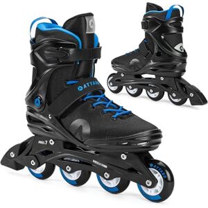ATTABO Herren Cyclone Fitness Inliner Größe 41 EU ABEC-7 Räder PU 82A Halbharte TPR Schale Bremse Komfort Stabilität Dreifache Anpassung Langlebige Materialien, Schwarz/Blau ATTABO Herren Cyclone Fitness Inliner Größe 41 EU ABEC-7 Räder PU 82A Halbharte TPR Schale Bremse Komfort Stabilität Dreifache Anpassung Langlebige Materialien, Schwarz/Blau