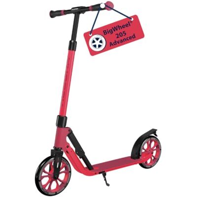 HUDORA BigWheel® 205 Advanced Scooter Komfortabler Aluminium-Roller für bis zu 100kg Höhenverstellbarer & zusammenklappbarer Tretroller Kick-Scooter für Kinder/Jugendliche & Erwachsene HUDORA BigWheel® 205 Advanced Scooter Komfortabler Aluminium-Roller für bis zu 100kg Höhenverstellbarer & zusammenklappbarer Tretroller Kick-Scooter für Kinder/Jugendliche & Erwachsene