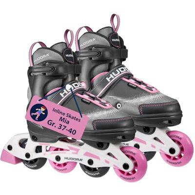 HUDORA Inline Skates Mia/Leon Inliner für Kinder/Jugendliche & Erwachsene in versch. Größen & Farben Roller Skates bis zu 4 Größen verstellbar Bequeme & stilvolle Rollerskates HUDORA Inline Skates Mia/Leon Inliner für Kinder/Jugendliche & Erwachsene in versch. Größen & Farben Roller Skates bis zu 4 Größen verstellbar Bequeme & stilvolle Rollerskates