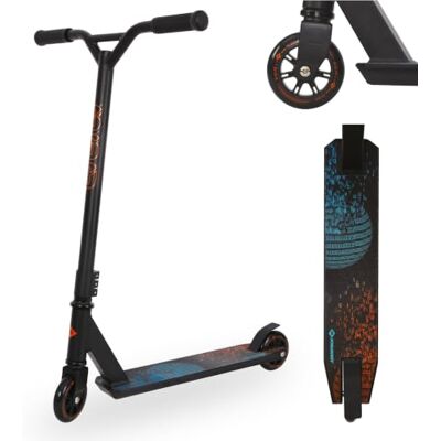 Schildkröt Stunt Scooter 360 Space, Alu-Deck, 100 mm PU-Rollen, ab 8 Jahren Einsteiger-Scooter für erste Tricks mit 360-Grad-Lenker und stabilem Stand Schildkröt Stunt Scooter 360 Space, Alu-Deck, 100 mm PU-Rollen, ab 8 Jahren Einsteiger-Scooter für erste Tricks mit 360-Grad-Lenker und stabilem Stand