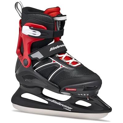 Rollerblade Bladerunner Micro XT Ice Schlittschuh Grössenverstellbar, Jungen, Schwarz/Rot, 32-37 Rollerblade Bladerunner Micro XT Ice Schlittschuh Grössenverstellbar, Jungen, Schwarz/Rot, 32-37