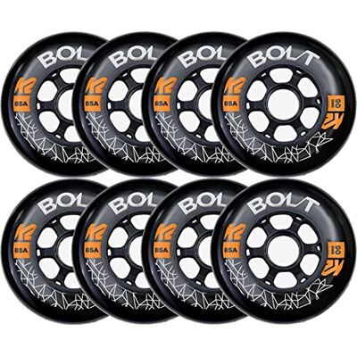 K2 Bolt 90 MM 85A 8-Wheel Pack W ILQ 9 – Black – 30F3013 K2 Bolt 90 MM 85A 8-Wheel Pack W ILQ 9 – Black – 30F3013