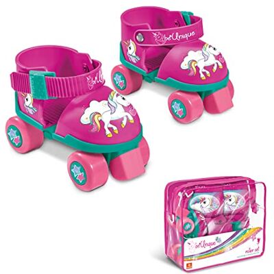 Mondo Toys 28511 Unicorn Rollschuhe, verstellbar von 22 bis 29 – Komplettset mit transparenter Tasche, Ellenbogenschützer und Knieschoner, Mondo Toys 28511 Unicorn Rollschuhe, verstellbar von 22 bis 29 – Komplettset mit transparenter Tasche, Ellenbogenschützer und Knieschoner,