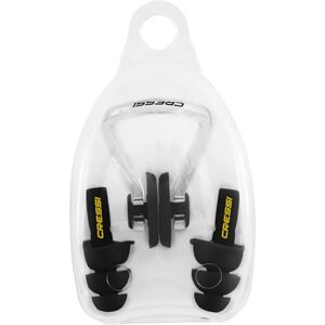 Cressi Aqua Kit Ear Plugs + Nose Clip Black Ohrstöpsel Set + Nasenclip für Erwachsene, ideal zum Schutz vor eindringendem Wasser beim Schwimmen, Schwarz, Einheitsgröße Cressi Aqua Kit Ear Plugs + Nose Clip Black Ohrstöpsel Set + Nasenclip für Erwachsene, ideal zum Schutz vor eindringendem Wasser beim Schwimmen, Schwarz, Einheitsgröße