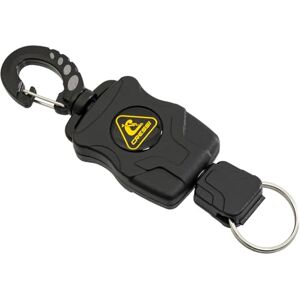 Cressi Mini Rectractable Lanyard Mini-Ring mit Befestigungsclip und einziehbarem Lanyard, für Tauchen und BCD, Schwarz, Einheitsgröße, Unisex Cressi Mini Rectractable Lanyard Mini-Ring mit Befestigungsclip und einziehbarem Lanyard, für Tauchen und BCD, Schwarz, Einheitsgröße, Unisex
