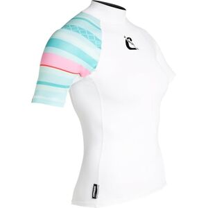 Cressi Unisex-Adult Shield Lady Rash Guard Short/Sl Schützender Rashguard für SUP und Wassersport, Weiß/Aquamarin, M/3 Cressi Unisex-Adult Shield Lady Rash Guard Short/Sl Schützender Rashguard für SUP und Wassersport, Weiß/Aquamarin, M/3