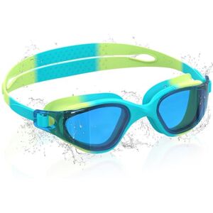 Ambienden Schwimmbrille Kinder, 180° HD Taucherbrille für Kinder 3-14 Jahre, Anti-Fog, UV-Schutz, Schnellverstellung, Silikon-Dichtringe Ohne Leckage, Unisex-Kinder Schwimmbrille, Blue-Yellow Ambienden Schwimmbrille Kinder, 180° HD Taucherbrille für Kinder 3-14 Jahre, Anti-Fog, UV-Schutz, Schnellverstellung, Silikon-Dichtringe Ohne Leckage, Unisex-Kinder Schwimmbrille, Blue-Yellow