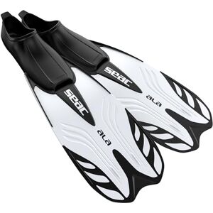 SEAC ALA, Flossen mit geschlossenem Fußteil, ideal zum Schnorcheln und Schwimmen, WEIß, 38/39 SEAC ALA, Flossen mit geschlossenem Fußteil, ideal zum Schnorcheln und Schwimmen, WEIß, 38/39