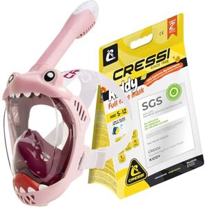 Cressi Kiddy Kids Full Face Mask CO2-Sichere Schnorchelmaske für Kinder Beschlagfrei mit Auslassventil & Dry Schnorchel Rosa/Violett/Weiß Cressi Kiddy Kids Full Face Mask CO2-Sichere Schnorchelmaske für Kinder Beschlagfrei mit Auslassventil & Dry Schnorchel Rosa/Violett/Weiß