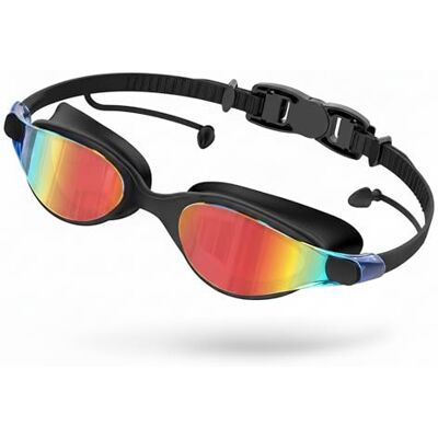 Seaflar Professionelle Schwimmbrille Damen Herren Galvanische Linse UV-Schutz, Antibeschlag Dichte Taucherbrille für Erwachsene & Jugendliche Mit Inklusive Ohrstöpsel Seaflar Professionelle Schwimmbrille Damen Herren Galvanische Linse UV-Schutz, Antibeschlag Dichte Taucherbrille für Erwachsene & Jugendliche Mit Inklusive Ohrstöpsel