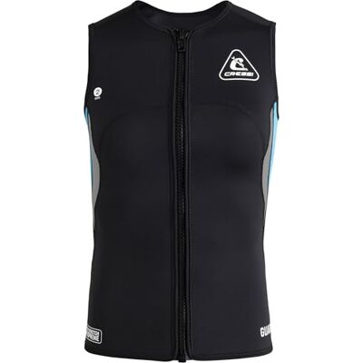 CRESSI Guardian Lady Jacke, Weste oder Hose aus Neopren 2mm, zum Schwimmen, Schnorcheln, Stand Up Paddling, Surfen, Kajakfahren und Wassersport, Schwarz/Aquamarin, Frauen CRESSI Guardian Lady Jacke, Weste oder Hose aus Neopren 2mm, zum Schwimmen, Schnorcheln, Stand Up Paddling, Surfen, Kajakfahren und Wassersport, Schwarz/Aquamarin, Frauen