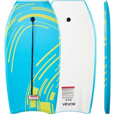 VEVOR Bodyboard 105,5x52 cm, Wellenboard aus IXPE HDPE mit EPS-Kern, Surfbrett inkl. Handgelenkleine UV-Schutz für Anfänger & Fortgeschrittene bis 82 kg, Schwimmboard für Strand Meer Schwimmbad Surfen VEVOR Bodyboard 105,5x52 cm, Wellenboard aus IXPE HDPE mit EPS-Kern, Surfbrett inkl. Handgelenkleine UV-Schutz für Anfänger & Fortgeschrittene bis 82 kg, Schwimmboard für Strand Meer Schwimmbad Surfen