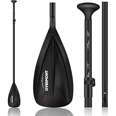 OVERMONT Stand-Up Paddling Stechpaddel SUP Teleskop Paddel 165cm-215cm Verstellbar Zerlegbar Aluminum für Stand Up Paddel Kajakfahren KanufahrenBoard Surfboard OVERMONT Stand-Up Paddling Stechpaddel SUP Teleskop Paddel 165cm-215cm Verstellbar Zerlegbar Aluminum für Stand Up Paddel Kajakfahren KanufahrenBoard Surfboard