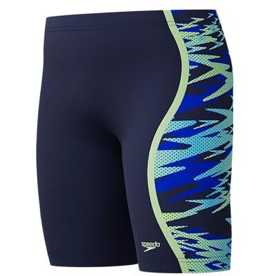 Speedo Hyperboom Splice Jammer für Jungen, Navy Blau, 14 Speedo Hyperboom Splice Jammer für Jungen, Navy Blau, 14