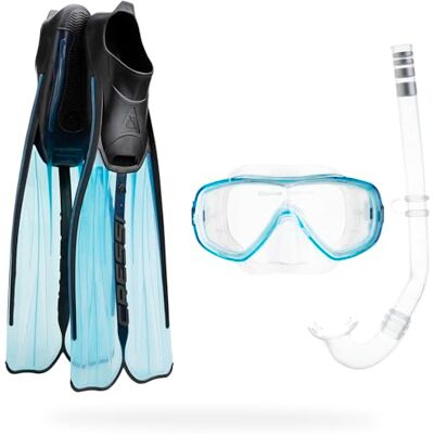 CRESSI Kinder Tauchset Rondinella Bag, aquamarine CRESSI Kinder Tauchset Rondinella Bag, aquamarine