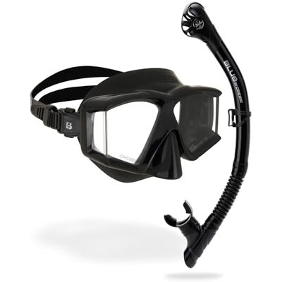 CRESSI Horizon Unisex Tauch und Schnorchelmaske mit 4 Separaten Temperargläsern oder Set Maske+Schnorchel Scilla Top Dry Combo für eine Pneingeschränkte Rundumsicht CRESSI Horizon Unisex Tauch und Schnorchelmaske mit 4 Separaten Temperargläsern oder Set Maske+Schnorchel Scilla Top Dry Combo für eine Pneingeschränkte Rundumsicht