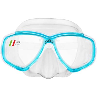 CRESSI Perla Taucherbrille Erwachsene Einzelne Maske oder Combi Schnorchelset Tauchmaske mit Gehärtetem Glas Weicher Silikonrand & Verstellbare Schnallen Zum Tauchen & Schnorcheln CRESSI Perla Taucherbrille Erwachsene Einzelne Maske oder Combi Schnorchelset Tauchmaske mit Gehärtetem Glas Weicher Silikonrand & Verstellbare Schnallen Zum Tauchen & Schnorcheln